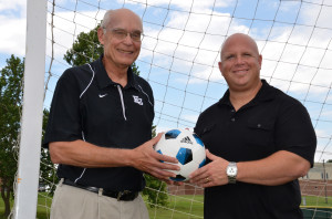 Dr. David Stair, athletic director for Evangel University from 1982 to 2014, and Brenton Illum, interim athletics director, jointly announced the addition of men’s and women’s soccer beginning with the 2015 season.