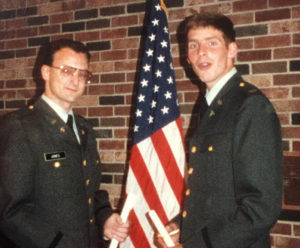 1987-05 Eddie Jones & Jeff Johnson commissioned 2nd Lt 200dpi