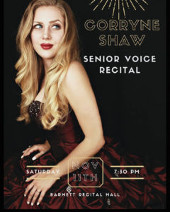2017-11.11 Corynne Shaw recital poster