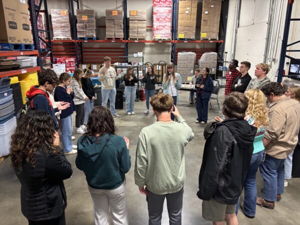 Evangel University students serving in the community